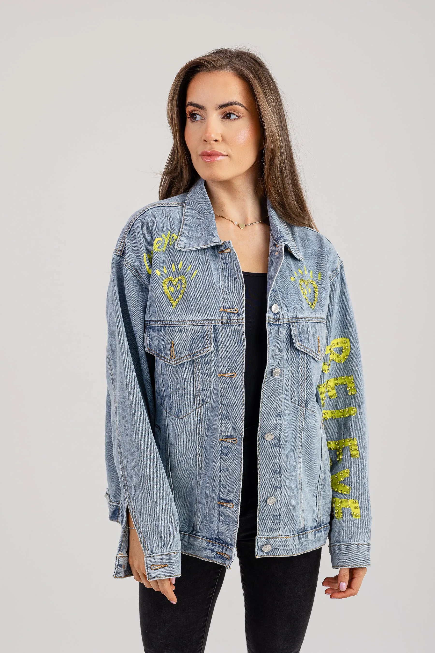 Paige embellished denim jacket