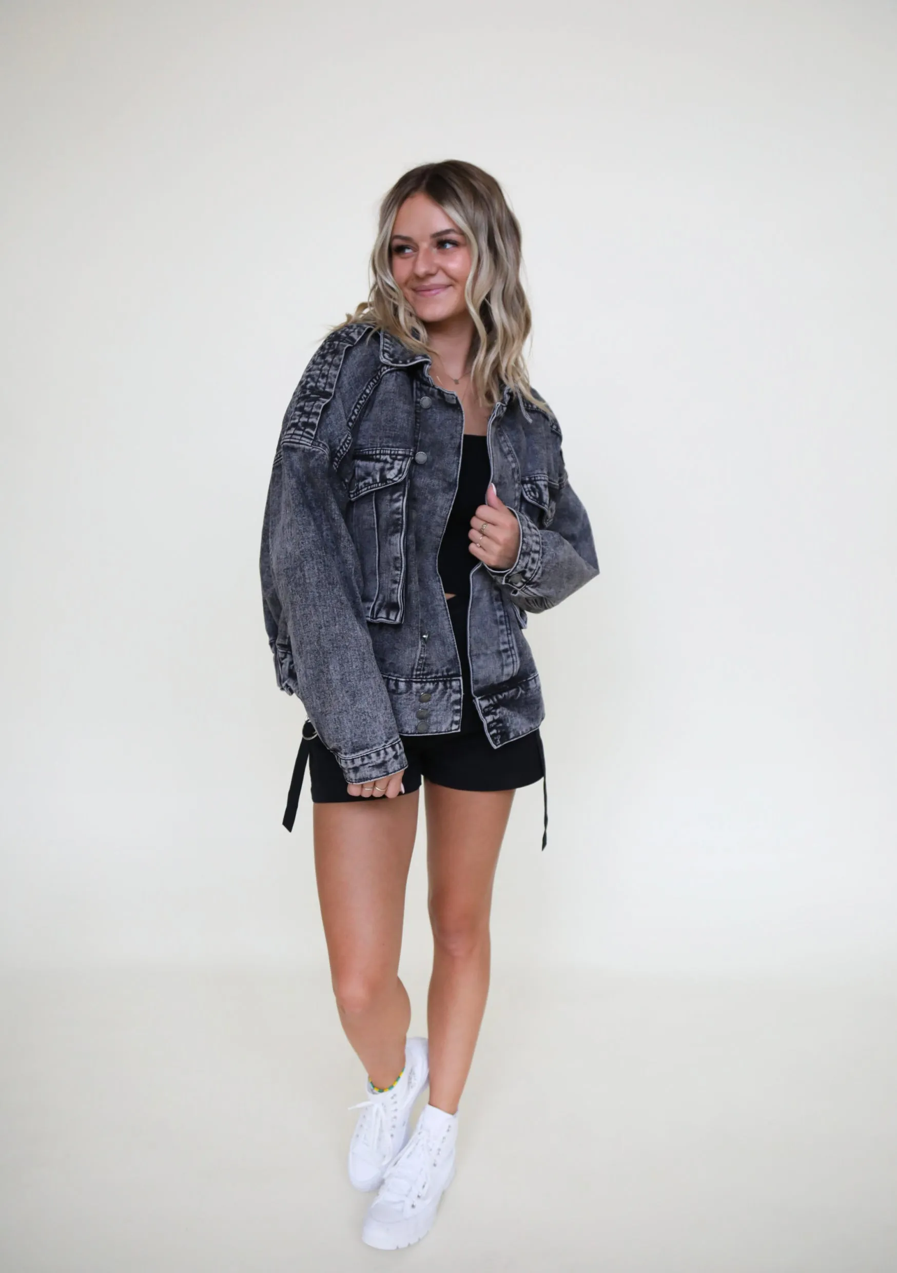 Parkside Cargo Oversized Jean Jacket