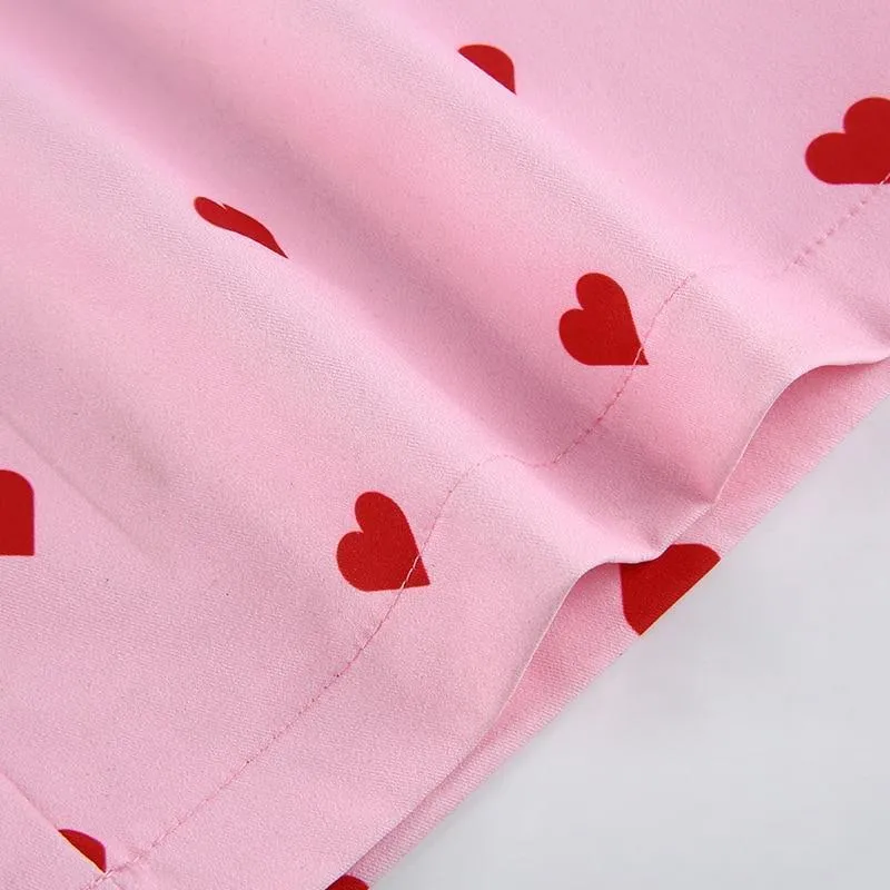 Pink Heart Pants