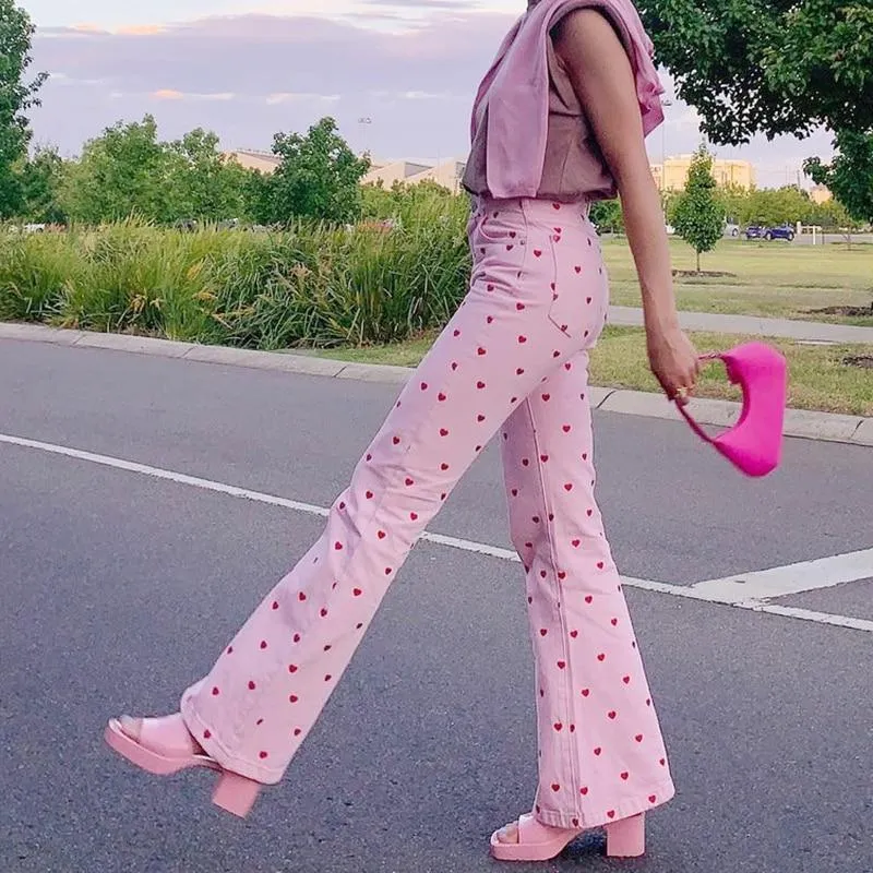 Pink Heart Pants