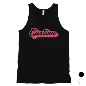 Pink Pop Up Text Amazing Bright Custom Mens Personalized Tank Tops