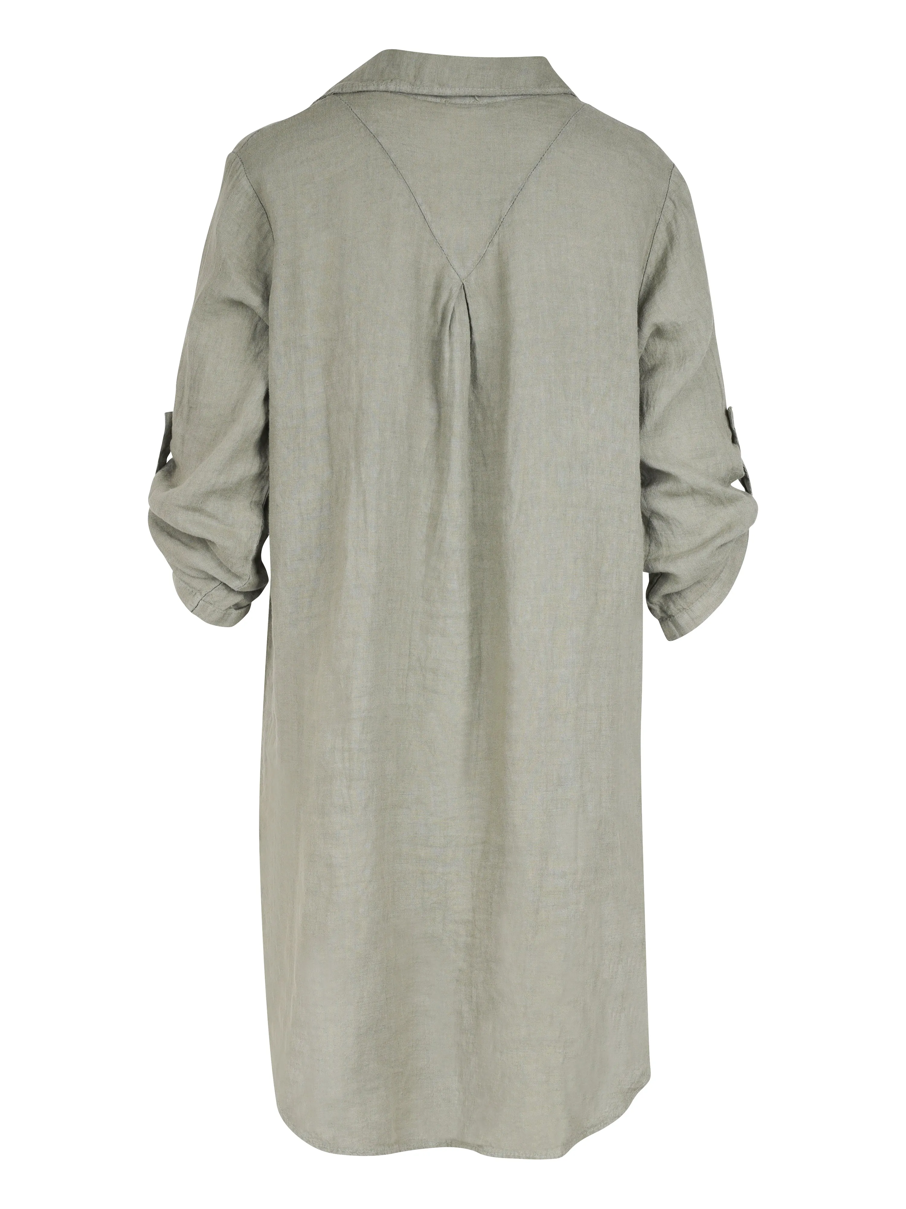 POLETTE linen tunic - Army