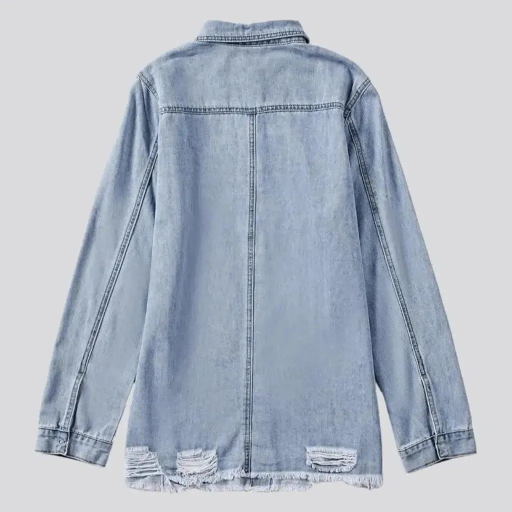 Regular women's jean jacket