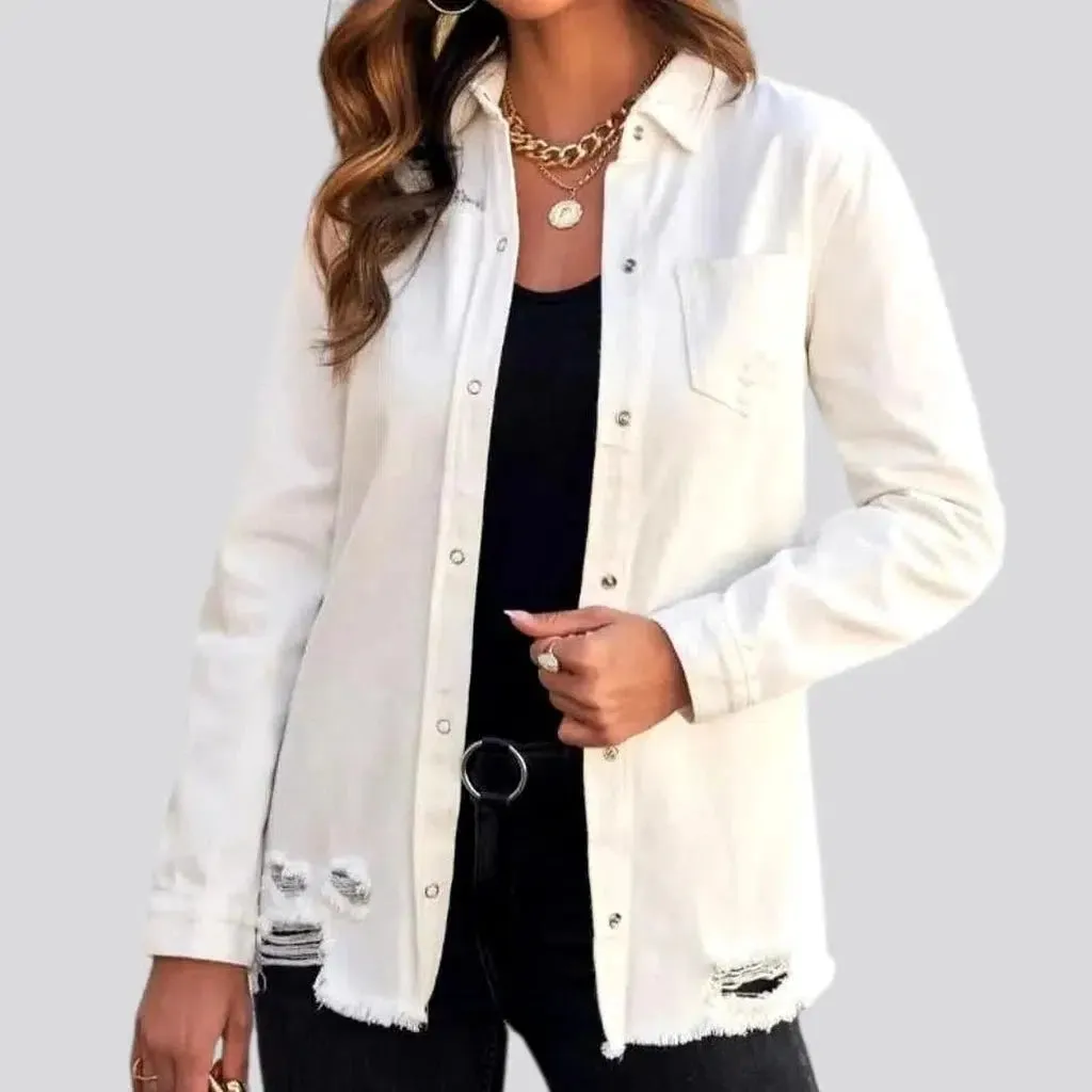 Regular women's jean jacket