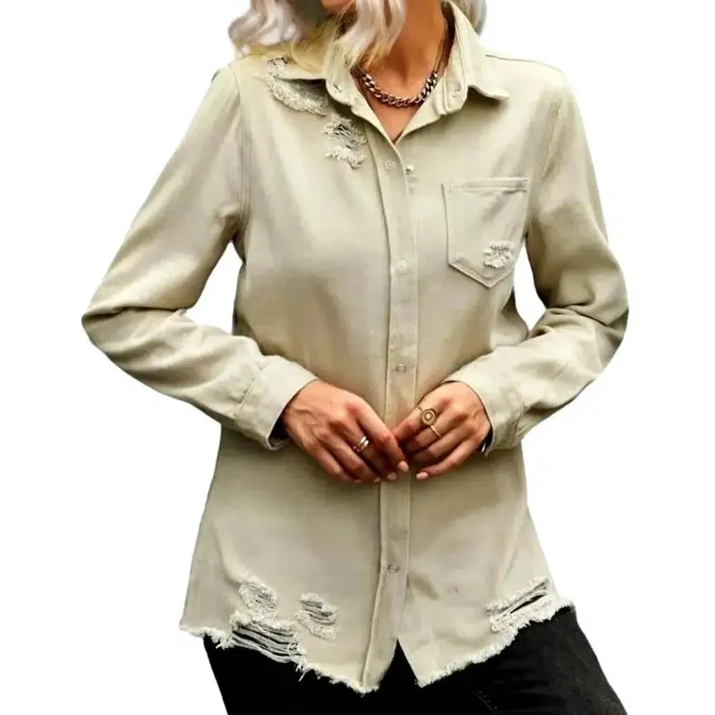 Regular women's jean jacket