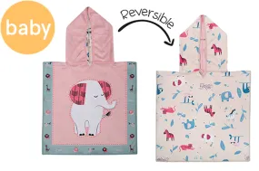 Reversible Baby Cover Up - Elephant | Zoo (one size only)