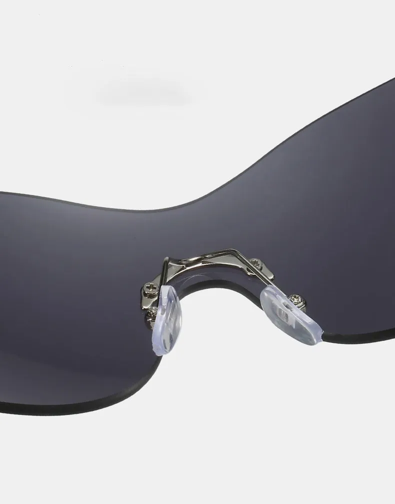 Rimless 'Star' Sunglasses