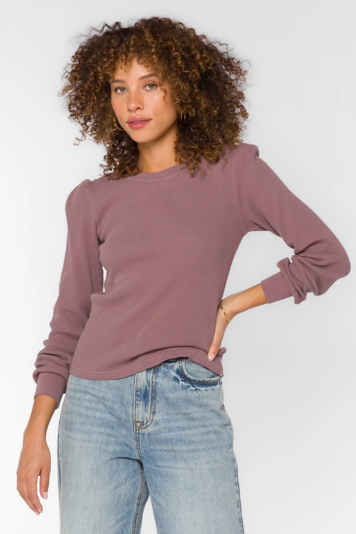 Russel Mauve Top