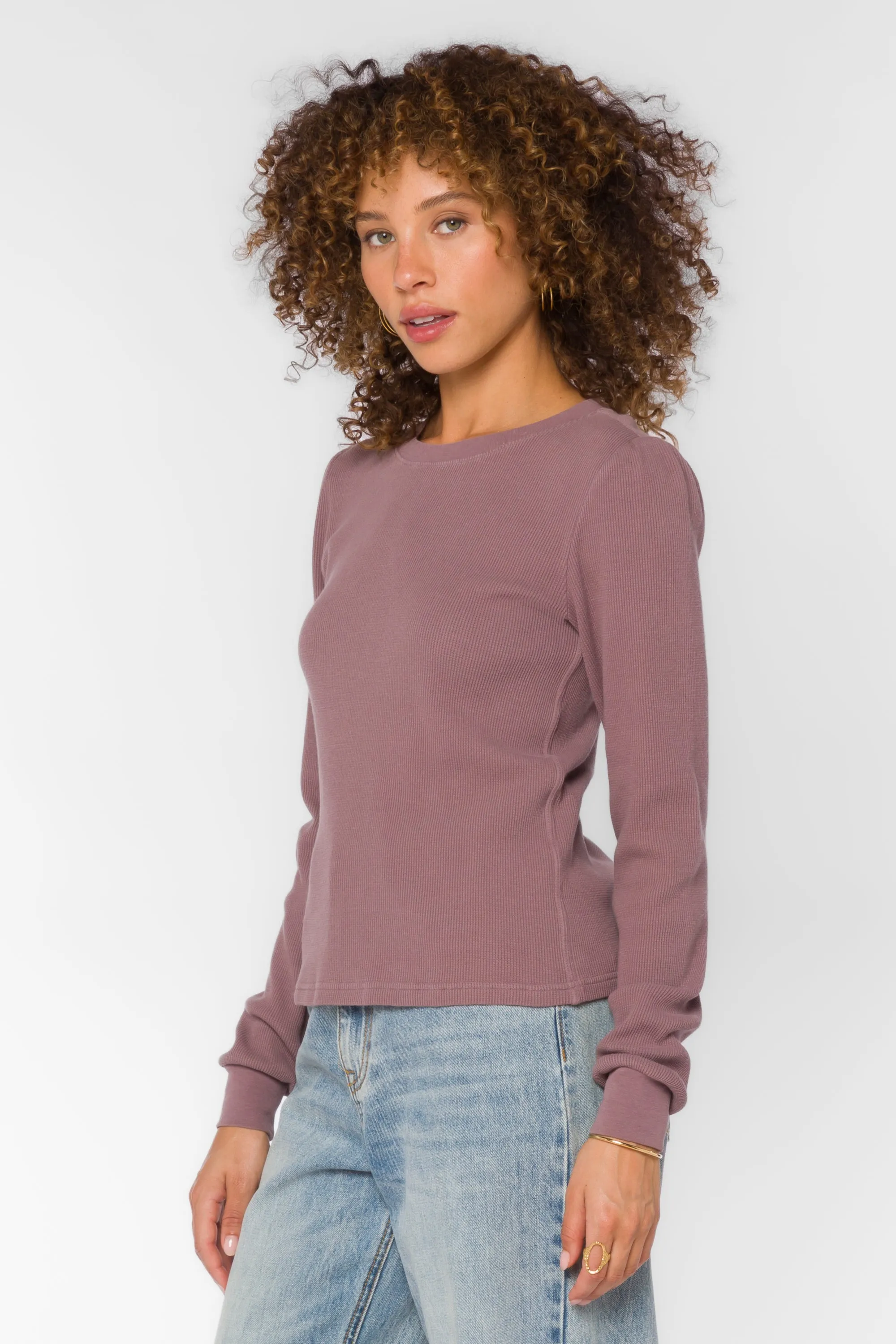 Russel Mauve Top