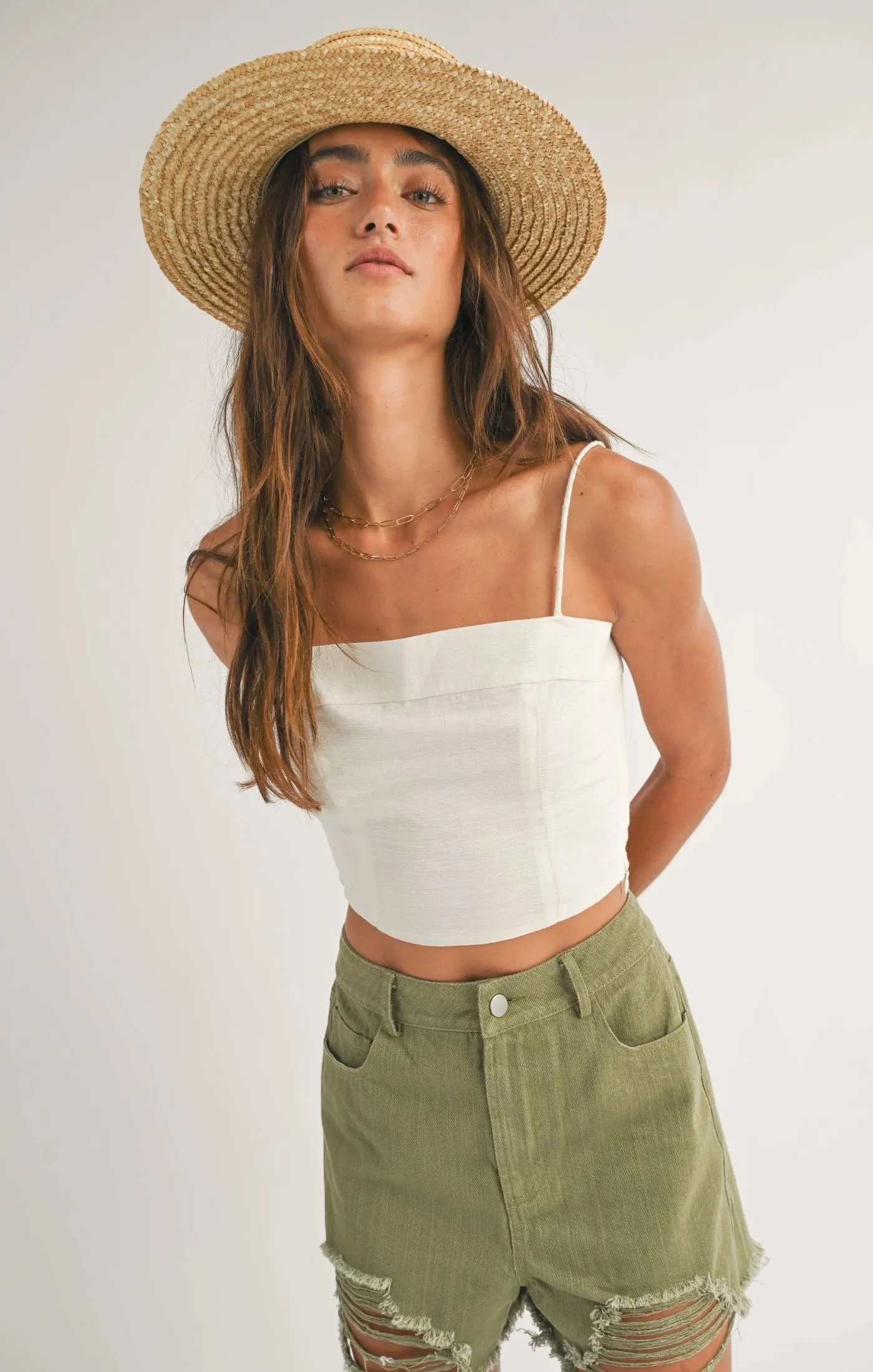 Sage the Label Roam Around Crop Top