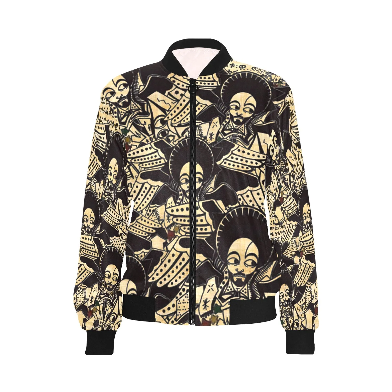 SATTA MASSAGANA All Over Print Bomber Jacket for Women