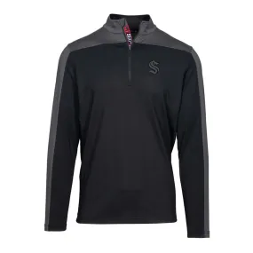 Seattle Kraken Red Eye Pitch Quarter Zip Pullover