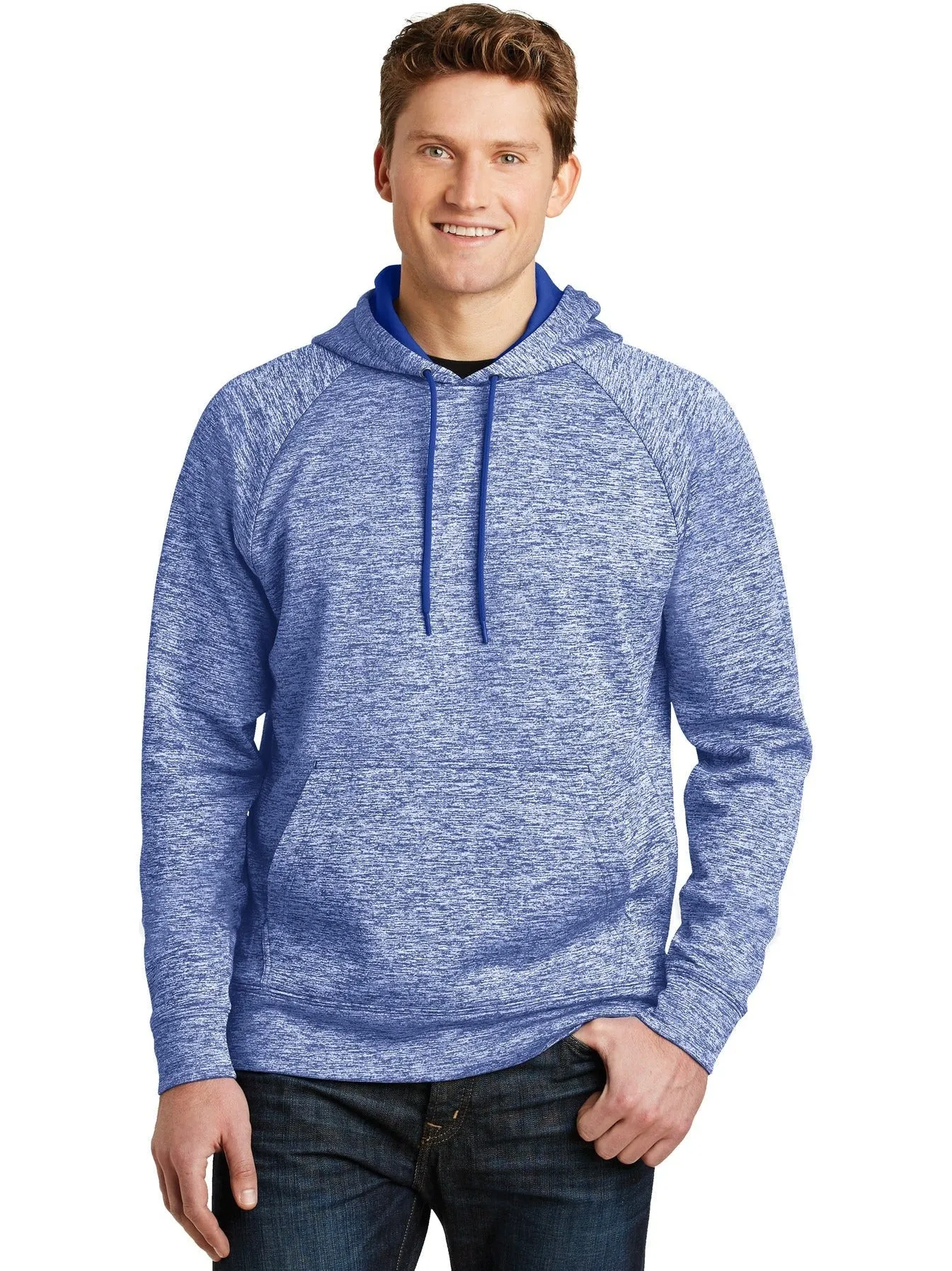 Sport-Tek PosiCharge Electric Heather Fleece Hooded Pullover