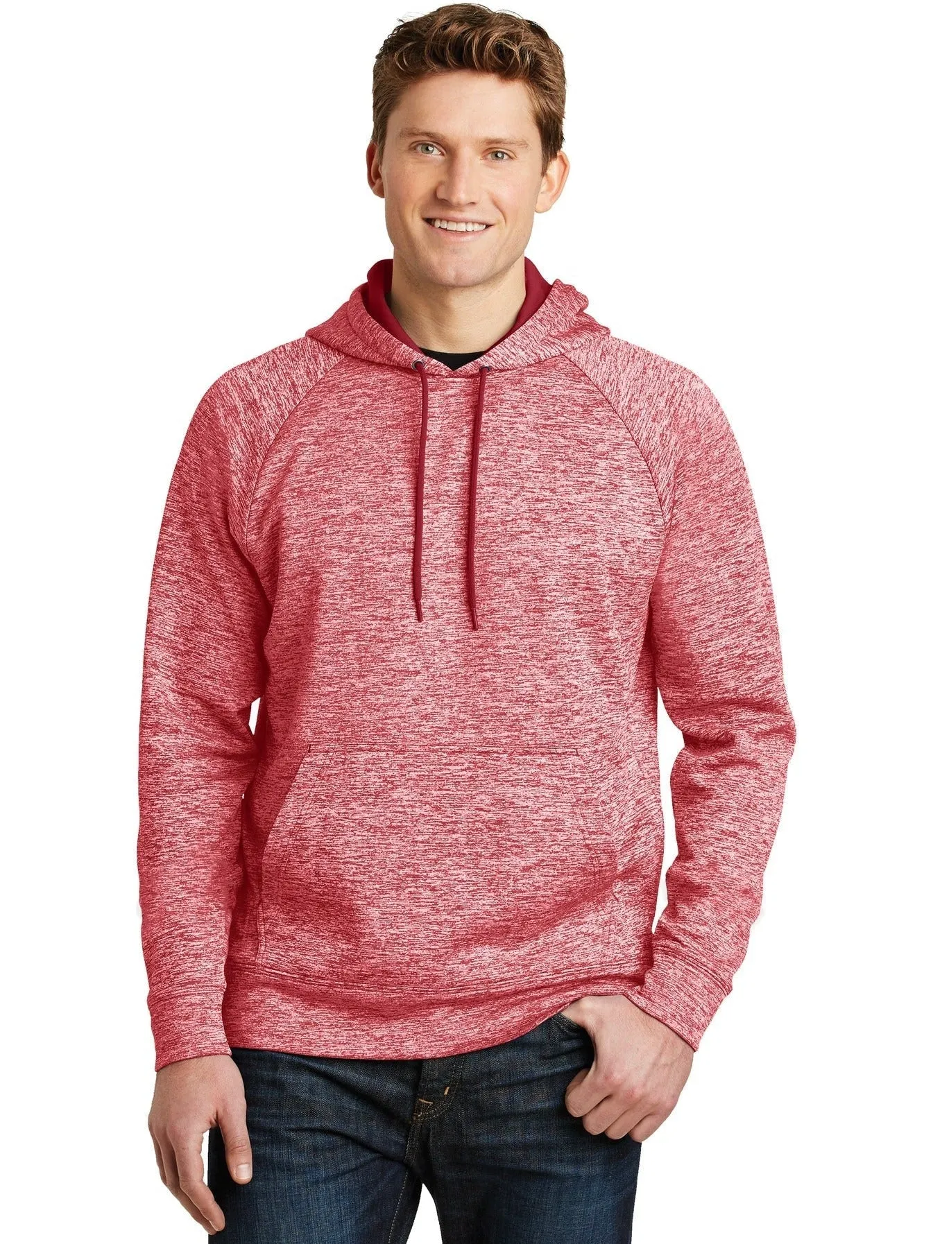 Sport-Tek PosiCharge Electric Heather Fleece Hooded Pullover