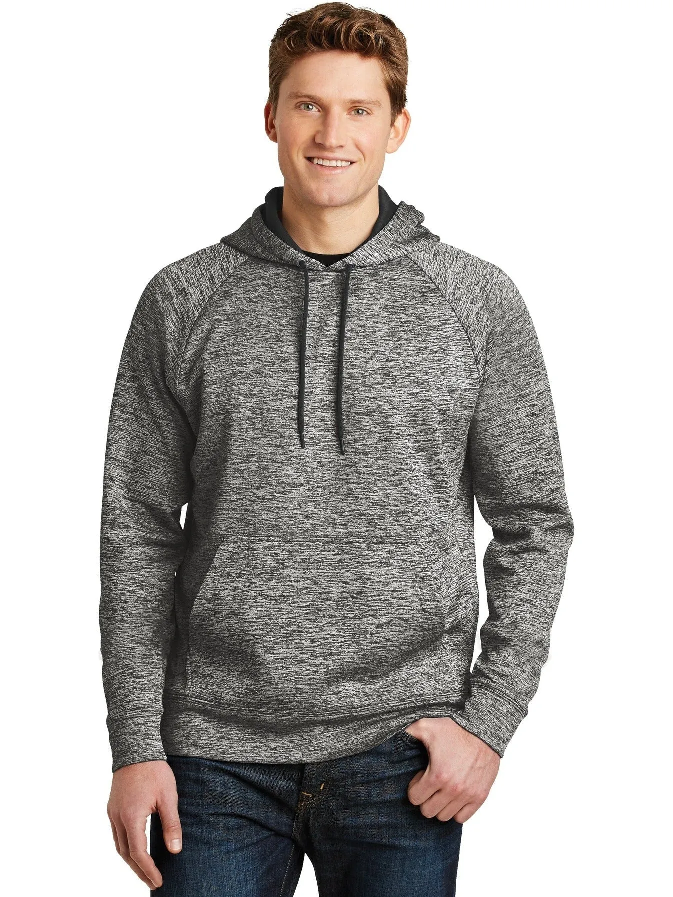 Sport-Tek PosiCharge Electric Heather Fleece Hooded Pullover