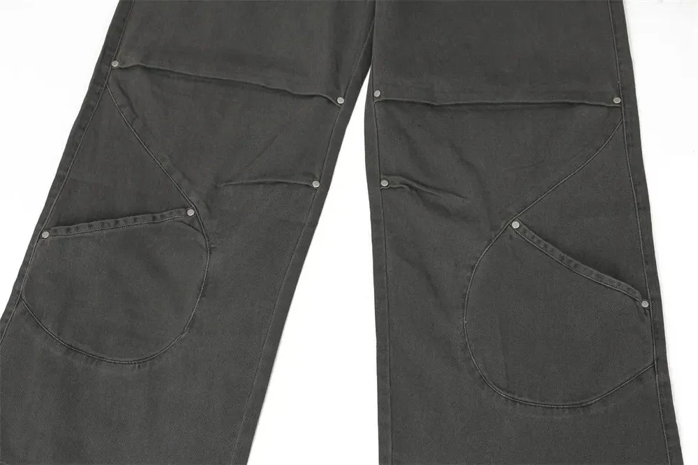 Stacked Patch Pocket Pants