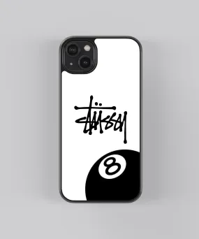 Stussy 8ball Y2K Glass Phone Case Cover