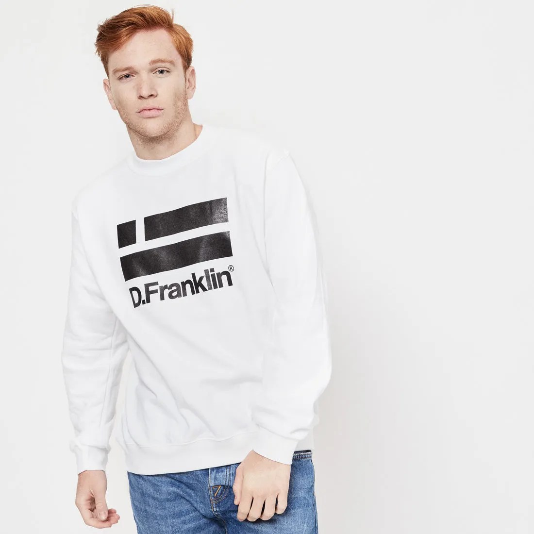 Sweatshirt Logo White