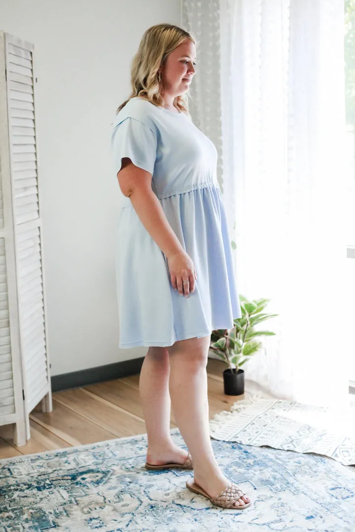 Tiered Raw Hem Dress