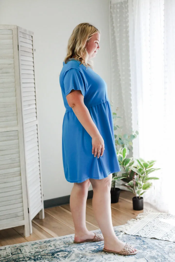 Tiered Raw Hem Dress