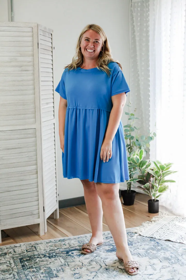 Tiered Raw Hem Dress