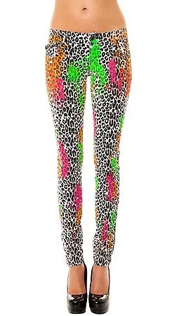 Tripp NYC The Neon Leopard Paintball Pant