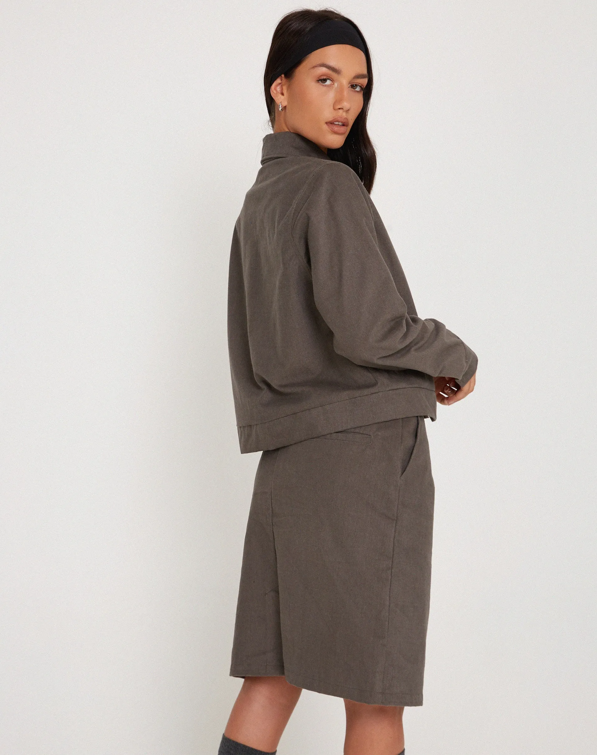 Tumbas Jacket in Dark Grey