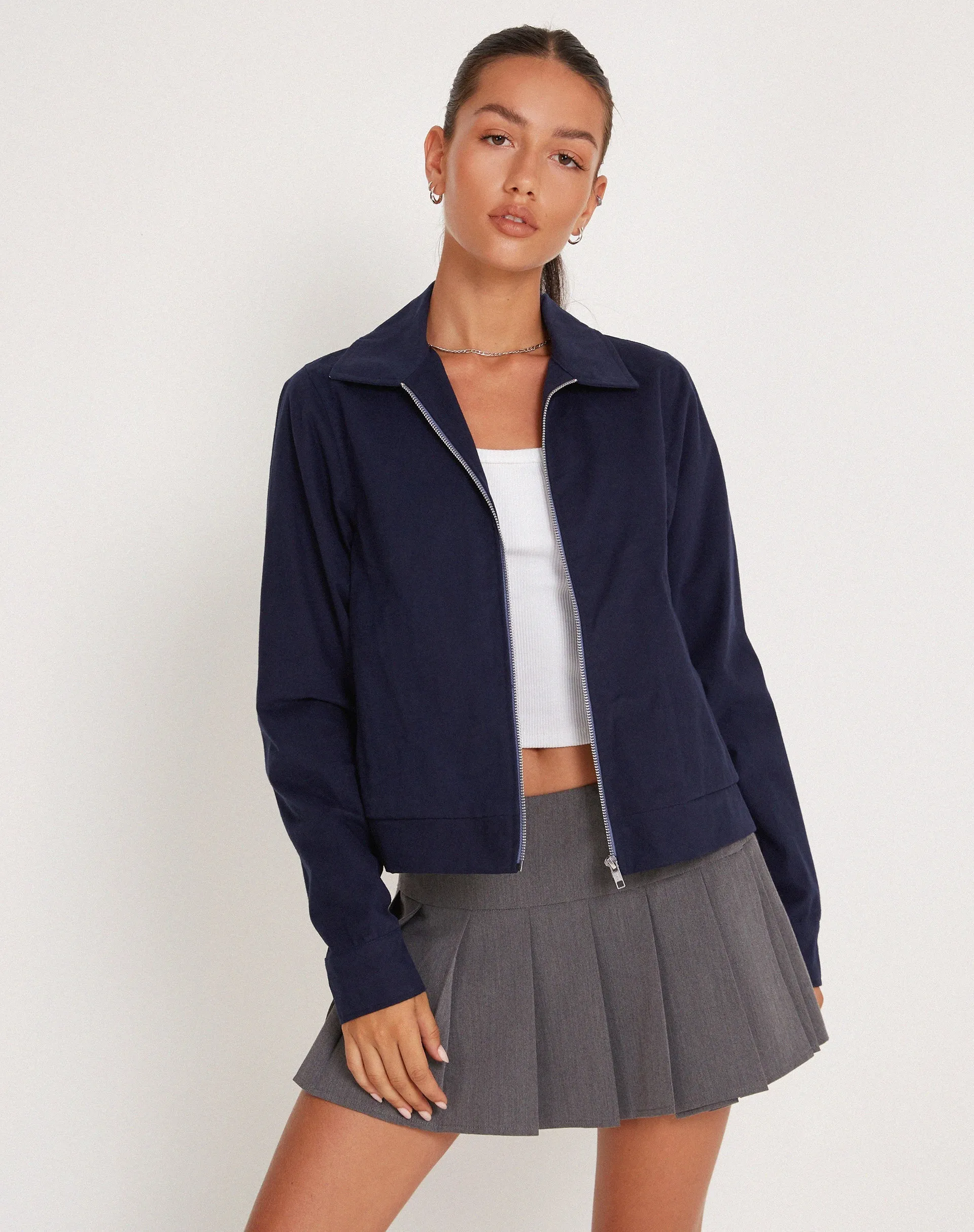 Tumbas Jacket in Navy