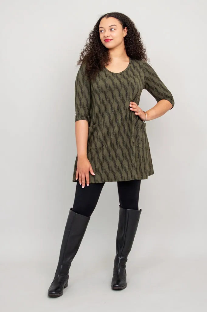 Veronica Tunic, Cedar Forest, Bamboo - Final Sale