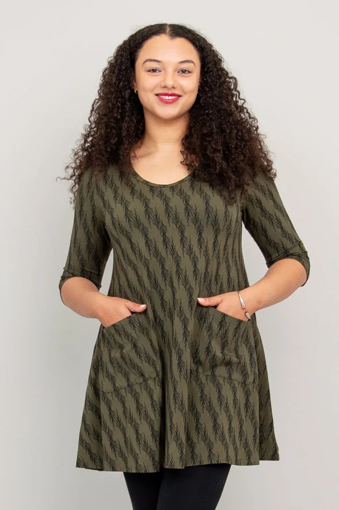 Veronica Tunic, Cedar Forest, Bamboo - Final Sale