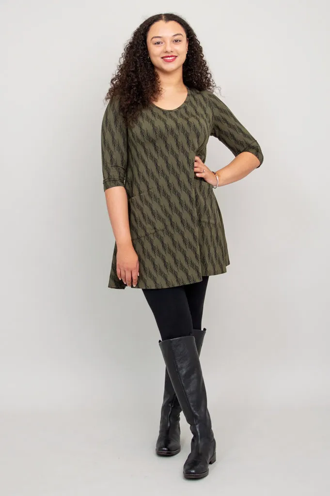 Veronica Tunic, Cedar Forest, Bamboo - Final Sale