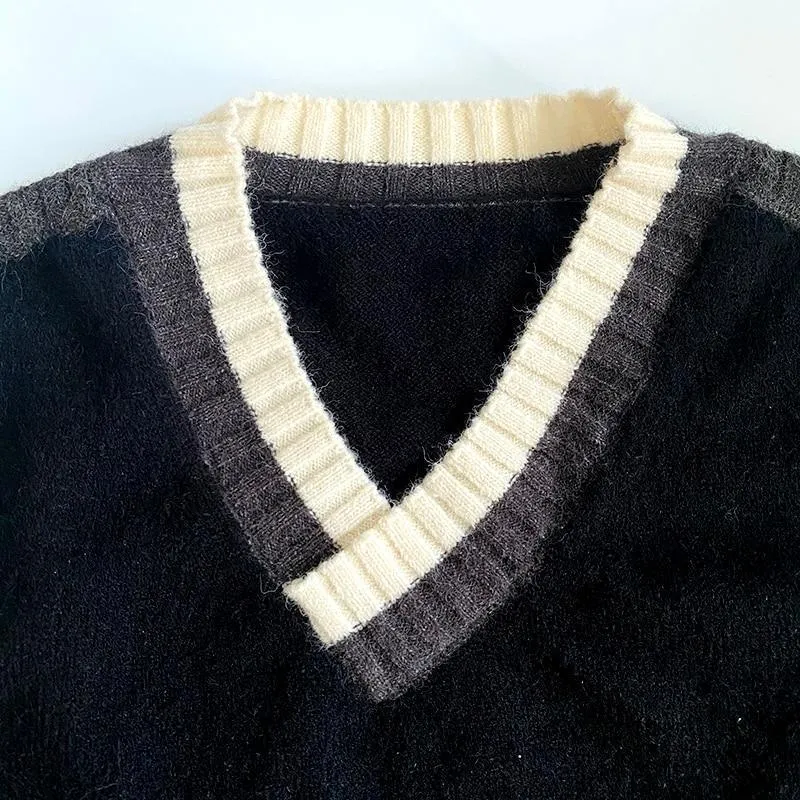 Vintage V Neck Sweater