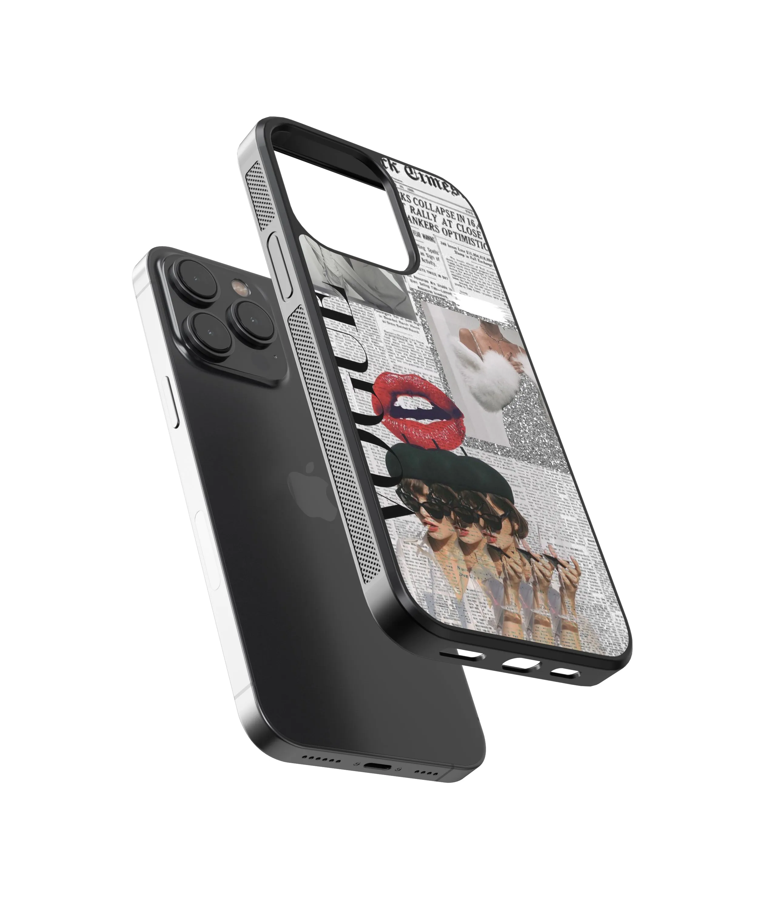 Vogue Y2K Glass Phone Case Cover