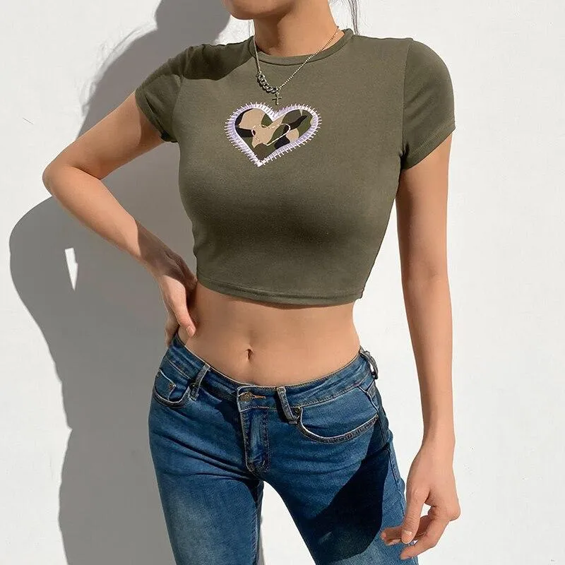 Women's Heart Print Shirt