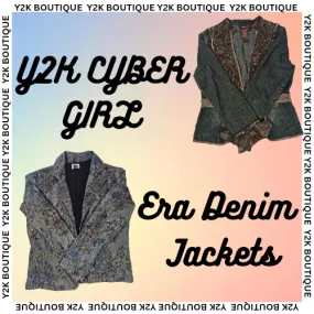 Y2K CYBER GIRL Era DENIM JACKET