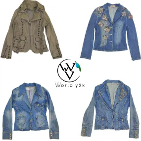 Y2k Denim Blazer jacket