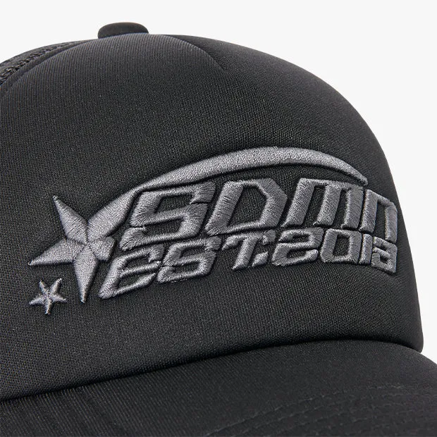 Y2K Shooting Stars Cap [Black/Black]