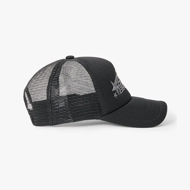 Y2K Shooting Stars Cap [Black/Black]