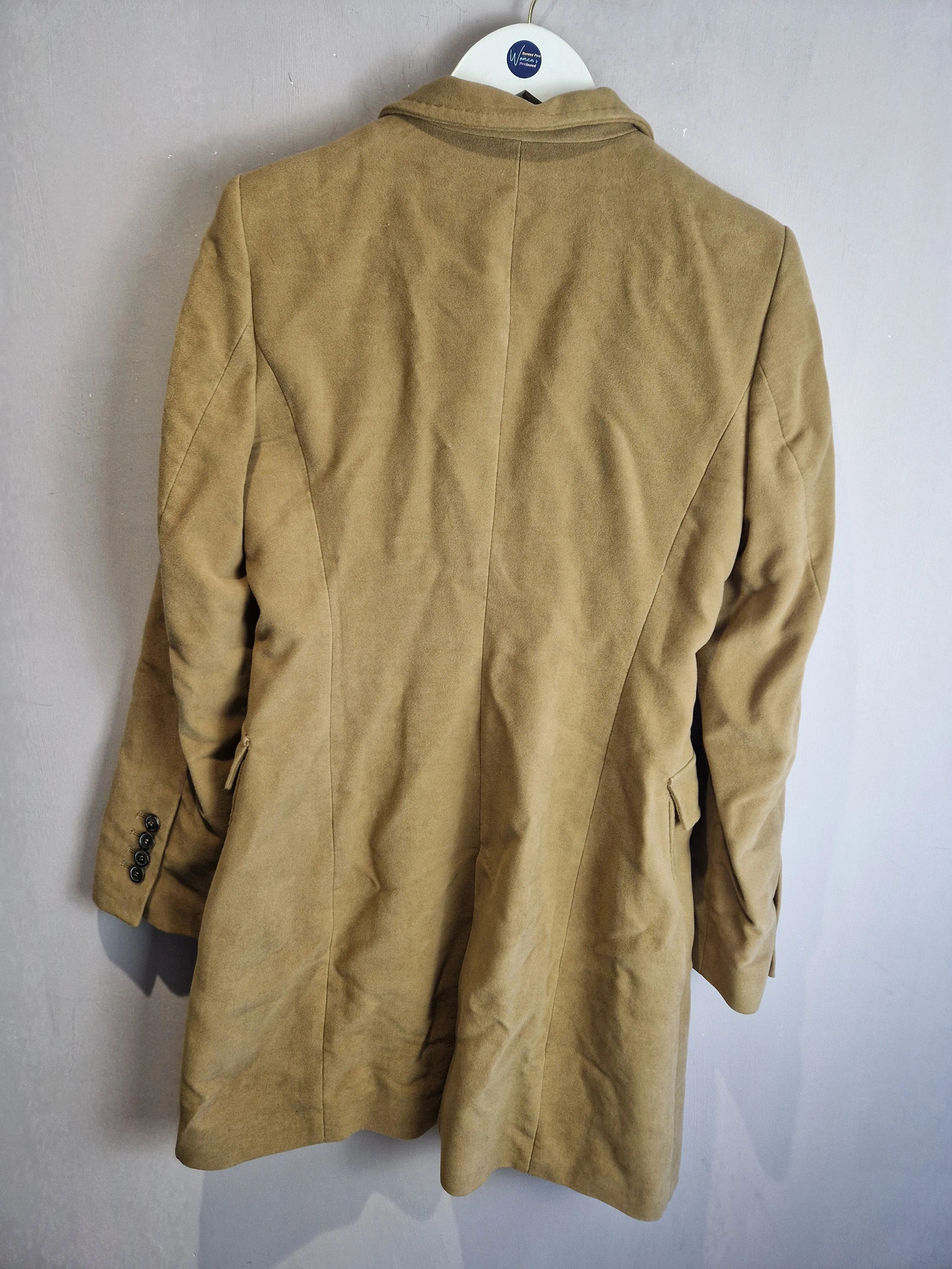 Zara camel  coat - medium